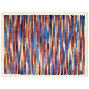 Gene Davis  Banjo  1981 Wood Print