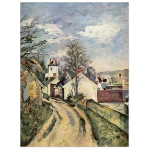 Paul Cezanne  The House of Dr Gachet in Auvers Aluminum Print