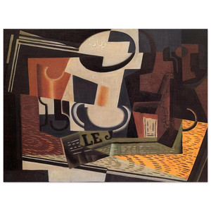 Juan Gris  STILL LIFE WITH FRUIT BOWL 1918 Aluminum Print