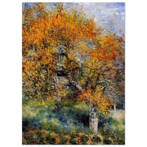 PierreAuguste Renoir  The Pear Tree Fine Art Poster / Art Print