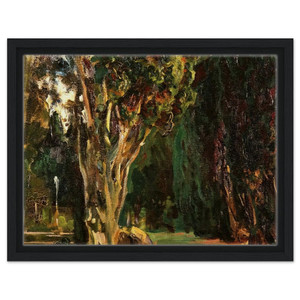John Singer Sargent  Falconieri Gardens Frascati Framed Canvas