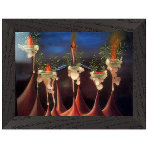 Remedios Varo  THE DESIRE Premium Wooden Framed Art Print / Poster