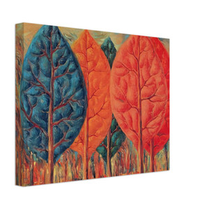 Rene Magritte  THE FIRE 1943 Canvas