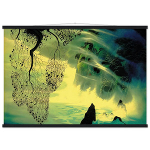 Eyvind Earle  A Swirl of Fog Museum-Quality Matte Paper Poster with Hanger