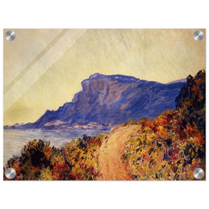 claude monet  The Red Road at Cap Martin near Menton Acrylic Print