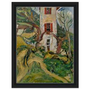 Chaim Soutine  WHITE HOUSE 1918 Framed Canvas