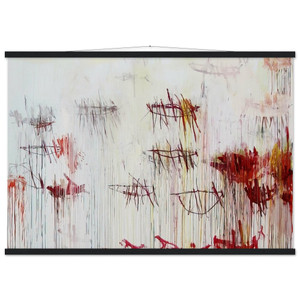 Cy Twombly  Lepanto Part IX Museum-Quality Matte Paper Poster with Hanger