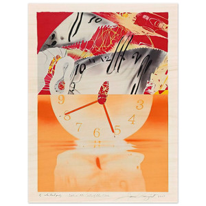 James Rosenquist  Hole in the Center of the Clock Wood Print