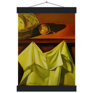 Salvador Dali UNTITLED STILL LIFE WITH WHITE CLOTH Matte Poster with Hanger