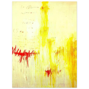 Cy Twombly  Quattro stagioni I Estate Aluminum Print