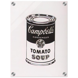 Andy Warhol  Campbells Soup Can  Tomato Retrospective Series Acrylic Print