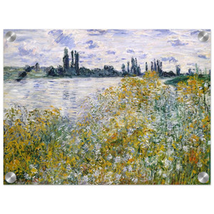 claude monet  Isle of Flowers on Siene near Vetheuil Acrylic Print