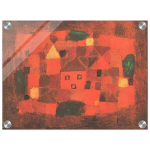 Paul Klee  LANDSCAPE WITH SUNSET 1923 Acrylic Print