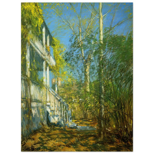 Childe Hassam  Summer at Cos Cob Wood Print