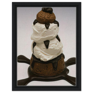 Claes Oldenburg  PROFITEROLE 1990 Framed Canvas