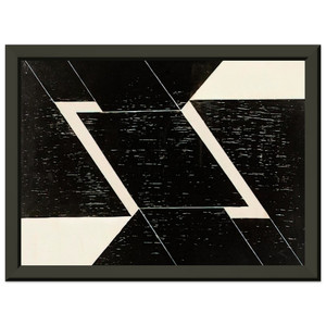 Lygia Pape  Tecelar  1955 Premium Metal Framed Art Print / Poster
