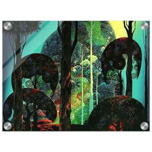 Eyvind Earle  Fired by Sun Acrylic Print