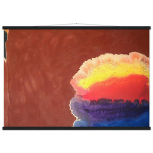 Ronnie Landfield  Brown Wall  1970 Museum-Quality Matte Paper Poster with Hanger