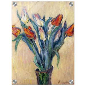claude monet  Vase of Tulips Acrylic Print
