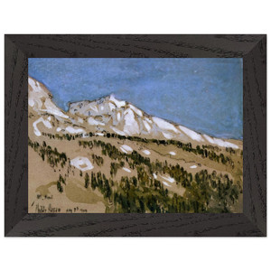 Childe Hassam  Mt Hood Oregon Premium Wooden Framed Art Print / Poster