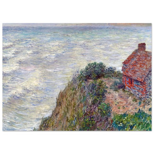 claude monet  Fishermans House in PetitAilly Fine Art Poster / Art Print