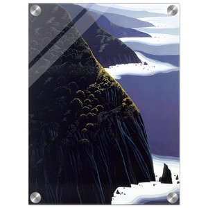 Eyvind Earle  Gray Big Sur Acrylic Print