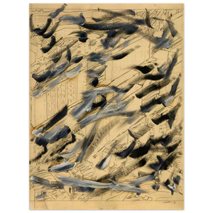 Gerhard Richter  TOWNSCAPE 1968 6 Wood Print