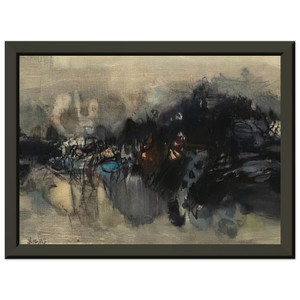 Chu teh Chun  UNTITLED 1964 N4 Premium Metal Framed Art Print / Poster