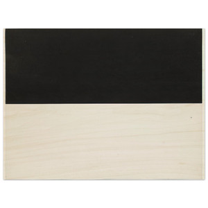 Ellsworth Kelly  Black and White from the series Line Form Color Wood Print