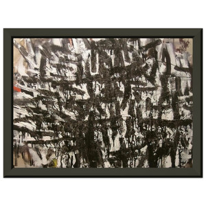 Robert Goodnough  Listen  2005 Premium Metal Framed Art Print / Poster