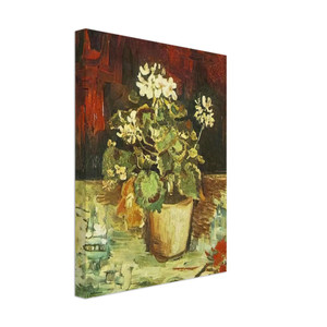 Vincent van Gogh  Geranium in a Flowerpot Canvas