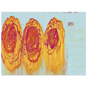 Cy Twombly  The Rose  I  Aluminum Print