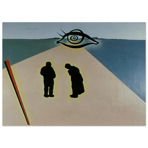 Salvador Dali  THE EYE OF THE ANGELUS Fine Art Poster / Art Print