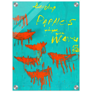 Cy Twombly  Leaving Paphos Ringed With Waves V Acrylic Print