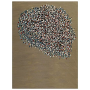 Robert Goodnough  Untitled  1980 N2 Wood Print