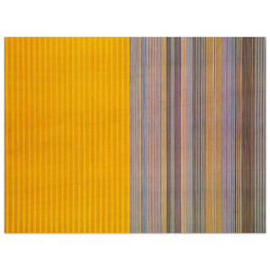 Gene Davis  Half Lemon  1969 Wood Print