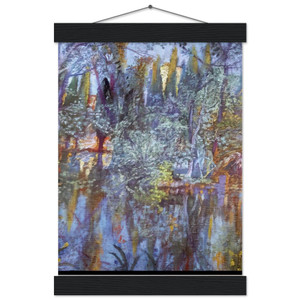 Salvador Dali THE LAKE AT VILABERTRAN Matte Paper Poster with Hanger