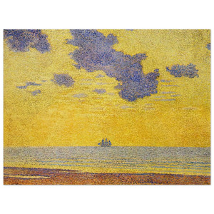 Theo van Rysselberghe  BIG CLOUDS 1893 Wood Print