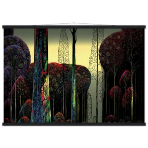 Eyvind Earle  Gothic Forest Museum-Quality Matte Paper Poster with Hanger