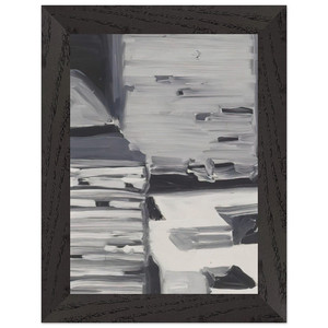 Gerhard Richter  TOWNSCAPE 1968 4 Premium Wooden Framed Art Print / Poster