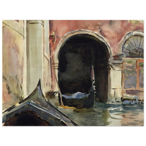 John Singer Sargent  Venetian Canal Wood Print