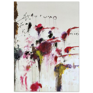 Cy Twombly  Quattro Stagioni II Autunno Fine Art Poster / Art Print