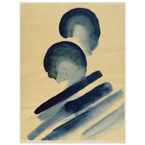 Georgia OKeeffe  Blue02 Wood Print