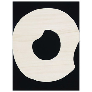 Jiro Yoshihara  Untitled  1969 N8 Wood Print