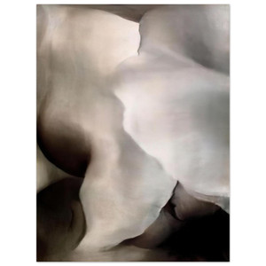 Georgia OKeeffe  Dark Iris 3 Aluminum Print