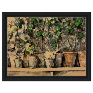 Paul Cezanne  Flower Pots Framed Canvas
