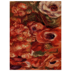 PierreAuguste Renoir  Anemonies Wood Print