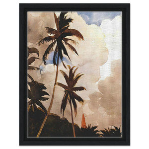 Winslow Homer  PALM TREES BAHAMAS Framed Canvas