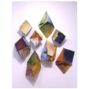 Sam Gilliam  Cubes Aluminum Print