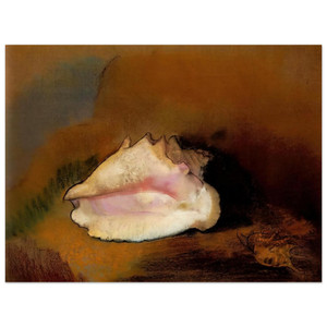 Odilon Redon  THE SEASHELL 1912 1 Wood Print